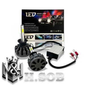 هدلایت چهار طرفه خودرو با پایه H4 - بسته 2 عددی