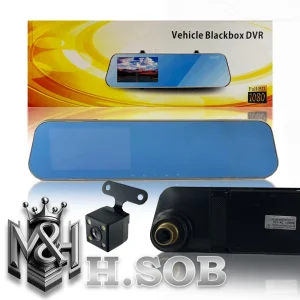 آینه مانیتور دار و دوربین دنده عقب 4 اینچ Blackbox