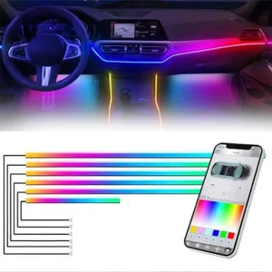 امبینت لایت (تریم نورپردازی داخل کابین) 6 لاین RGB