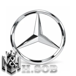 لوگو درب صندوق Mercedes Benz سایز بزرگ