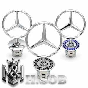 لوگو کاپوت Mercedes Benz پایه دار